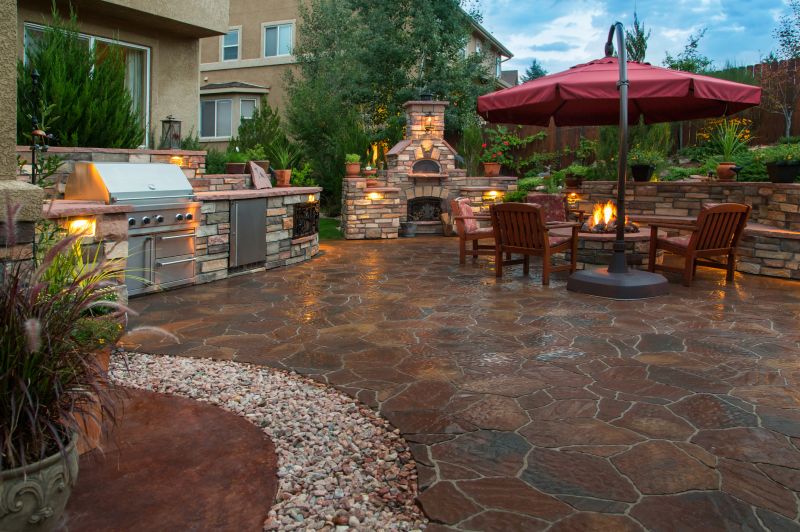 Outdoor Stone Patio